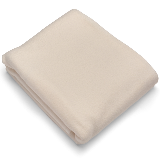 Ivory Solid Fleece Fabric